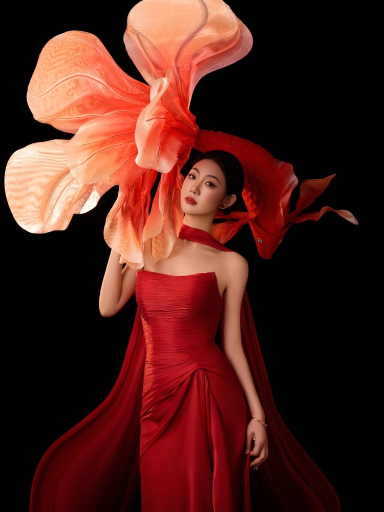 2026 New Year Red Lucky Carp C – Ethnic Fashion Shoot recenzja i cena