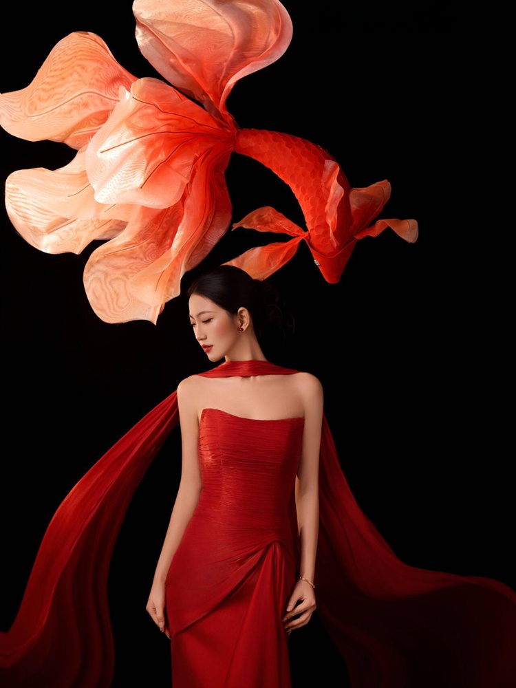 2026 New Year Red Lucky Carp C – Ethnic Fashion Shoot recenzja i cena