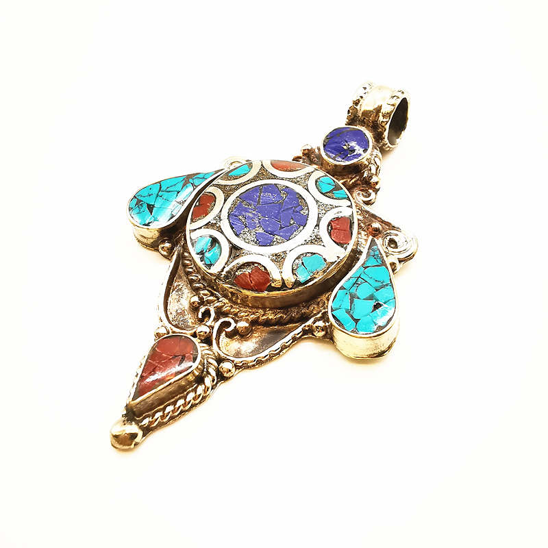 Nepal Hand Vintage Big Pendant – Ethnic Fashion Com recenzja i cena