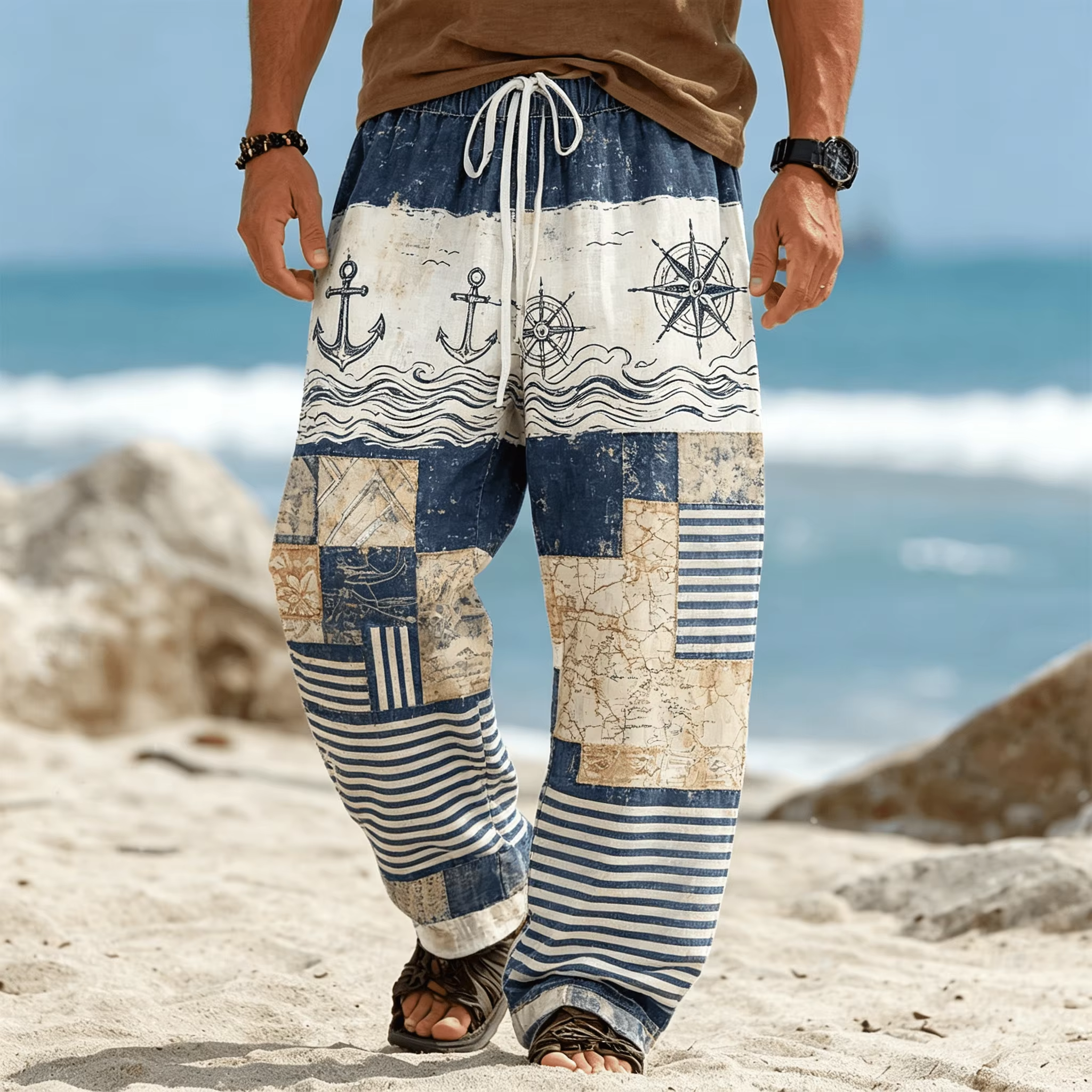 Summer Fashion New Bohemian Et – Ethnic Fashion Men recenzja i cena