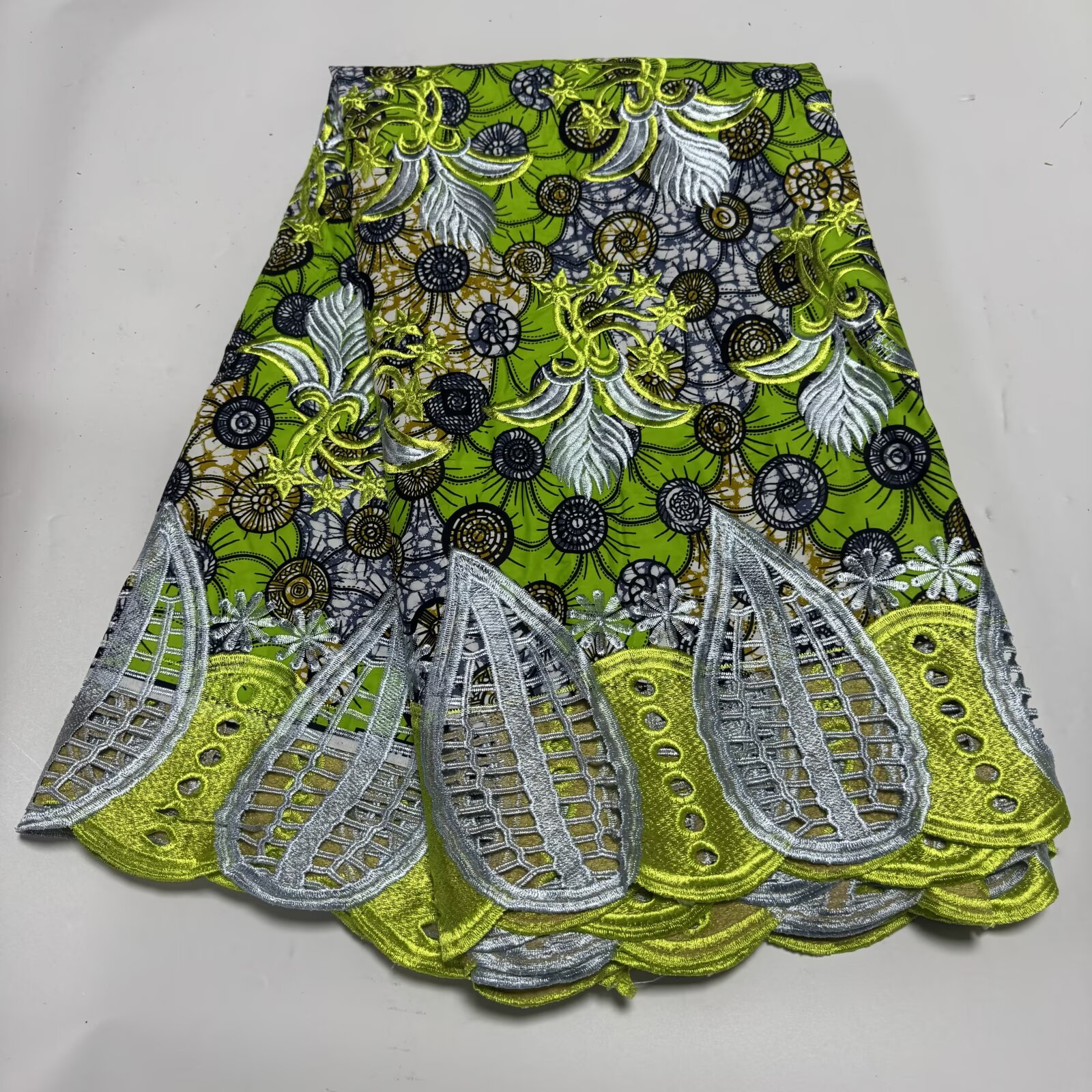 African Wax With Cord Lace, Co – African Ankara Print recenzja i cena