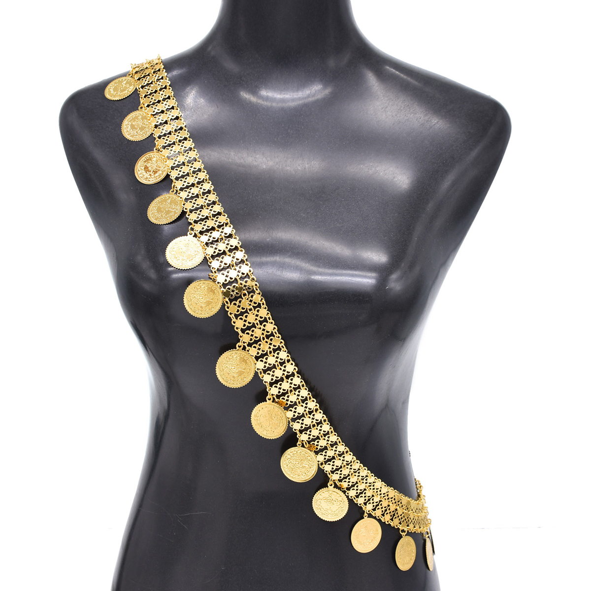 Gold Plated Simple Large Coins – Ethnic Fashion Co In recenzja i cena