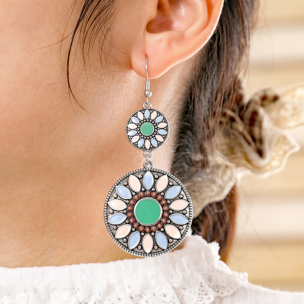 Ethnic Style Dangle Earrings F – Ethnic Chic Fashion recenzja i cena